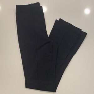 Athleta Black High-Rise Split Hem Trouser Pant